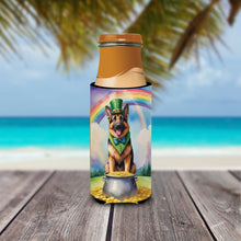 Load image into Gallery viewer, German Shepherd St Patrick's Day Slim Can Huggers – Fun, Functional Drink Coolers for Every Occasion