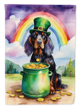 Load image into Gallery viewer, Gordon Setter St Patrick's Day House Flag