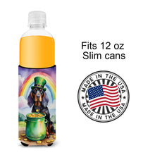 Load image into Gallery viewer, Gordon Setter St Patrick's Day Slim Can Huggers – Fun, Functional Drink Coolers for Every Occasion