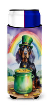 Load image into Gallery viewer, Gordon Setter St Patrick's Day Slim Can Huggers – Fun, Functional Drink Coolers for Every Occasion