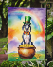 Load image into Gallery viewer, Great Dane St. Patrick’s Day Garden Flag – Dog with Pot of Gold &amp; Rainbow Yard Decor