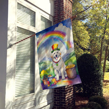 Load image into Gallery viewer, Great Pyrenees St Patrick's Day House Flag