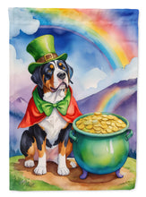 Load image into Gallery viewer, Greater Swiss Mountain Dog St Patrick's Day House Flag