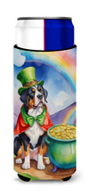 Load image into Gallery viewer, Greater Swiss Mountain Dog St Patrick's Day Slim Can Huggers – Fun, Functional Drink Coolers for Every Occasion