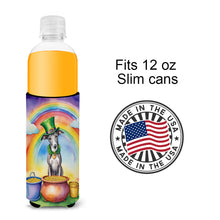 Load image into Gallery viewer, Greyhound St Patrick's Day Slim Can Huggers – Fun, Functional Drink Coolers for Every Occasion