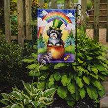 Load image into Gallery viewer, Havanese St. Patrick’s Day Garden Flag – Dog with Pot of Gold &amp; Rainbow Yard Decor
