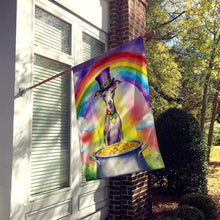 Load image into Gallery viewer, Italian Greyhound St Patrick's Day House Flag