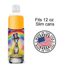 Load image into Gallery viewer, Italian Greyhound St Patrick's Day Slim Can Huggers – Fun, Functional Drink Coolers for Every Occasion