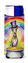 Load image into Gallery viewer, Italian Greyhound St Patrick's Day Slim Can Huggers – Fun, Functional Drink Coolers for Every Occasion