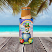 Load image into Gallery viewer, Jack Russell Terrier St Patrick's Day Slim Can Huggers – Fun, Functional Drink Coolers for Every Occasion