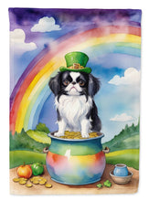 Load image into Gallery viewer, Japanese Chin St Patrick's Day House Flag