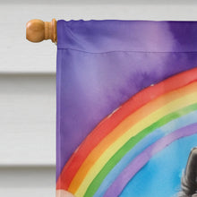 Load image into Gallery viewer, Keeshond St Patrick's Day House Flag