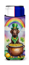 Load image into Gallery viewer, Labrador Retriever St Patrick's Day Slim Can Huggers – Fun, Functional Drink Coolers for Every Occasion