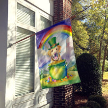 Load image into Gallery viewer, Labrador Retriever St Patrick's Day House Flag