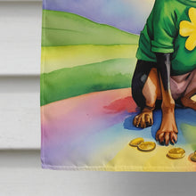 Load image into Gallery viewer, Miniature Pinscher St Patrick's Day House Flag