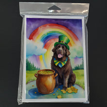 Load image into Gallery viewer, Newfoundland St Patrick's Day Greeting Cards - Blank Note Cards – 8-Pack of Artist-Designed Cards with Envelopes