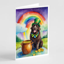 Load image into Gallery viewer, Newfoundland St Patrick's Day Greeting Cards - Blank Note Cards – 8-Pack of Artist-Designed Cards with Envelopes