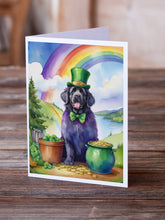 Load image into Gallery viewer, Newfoundland St Patrick's Day Greeting Cards - Blank Note Cards – 8-Pack of Artist-Designed Cards with Envelopes