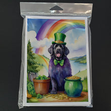 Load image into Gallery viewer, Newfoundland St Patrick's Day Greeting Cards - Blank Note Cards – 8-Pack of Artist-Designed Cards with Envelopes