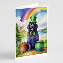 Load image into Gallery viewer, Newfoundland St Patrick's Day Greeting Cards - Blank Note Cards – 8-Pack of Artist-Designed Cards with Envelopes