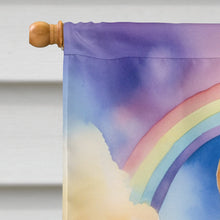 Load image into Gallery viewer, Norwegian Buhund St Patrick's Day House Flag