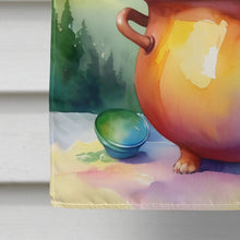 Load image into Gallery viewer, Norwegian Buhund St Patrick's Day House Flag