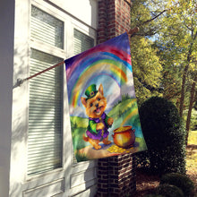 Load image into Gallery viewer, Norwich Terrier St Patrick's Day House Flag