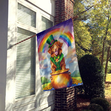 Load image into Gallery viewer, Nova Scotia Duck Tolling Retriever St Patrick's Day House Flag
