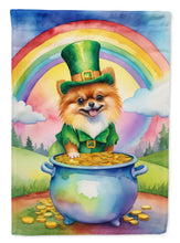 Load image into Gallery viewer, Pomeranian St Patrick's Day House Flag