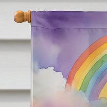 Load image into Gallery viewer, Black Poodle St Patrick's Day House Flag
