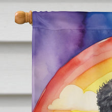Load image into Gallery viewer, Black Poodle St Patrick's Day House Flag