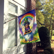Load image into Gallery viewer, Rottweiler St Patrick's Day House Flag