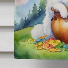 Load image into Gallery viewer, Samoyed St Patrick's Day House Flag