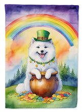 Load image into Gallery viewer, Samoyed St Patrick's Day House Flag