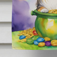 Load image into Gallery viewer, Sheltie St Patrick's Day House Flag