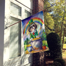 Load image into Gallery viewer, Shih Tzu St Patrick's Day House Flag