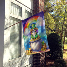 Load image into Gallery viewer, Tibetan Spaniel St Patrick's Day House Flag