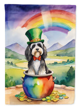 Load image into Gallery viewer, Tibetan Terrier St Patrick's Day House Flag