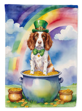 Load image into Gallery viewer, Welsh Springer Spaniel St Patrick's Day House Flag