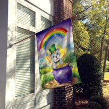 Load image into Gallery viewer, Westie St Patrick's Day House Flag