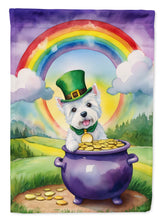 Load image into Gallery viewer, Westie St Patrick's Day House Flag