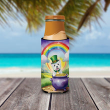 Load image into Gallery viewer, Westie St Patrick's Day Slim Can Huggers – Fun, Functional Drink Coolers for Every Occasion