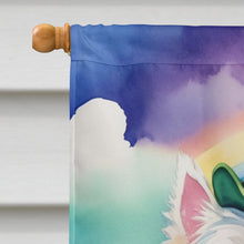 Load image into Gallery viewer, Westie St Patrick's Day House Flag