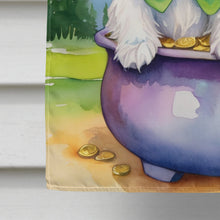 Load image into Gallery viewer, Westie St Patrick's Day House Flag