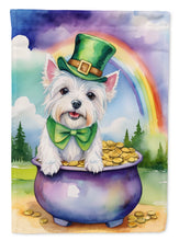 Load image into Gallery viewer, Westie St Patrick's Day House Flag