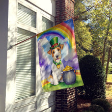 Load image into Gallery viewer, Fox Terrier St Patrick's Day House Flag