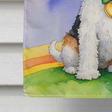 Load image into Gallery viewer, Fox Terrier St Patrick's Day House Flag