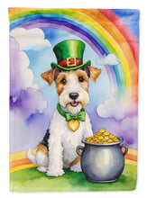 Load image into Gallery viewer, Fox Terrier St Patrick's Day House Flag