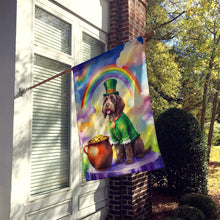 Load image into Gallery viewer, Wirehaired Pointing Griffon St Patrick's Day House Flag