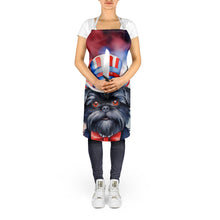 Load image into Gallery viewer, Affenpinscher Patriotic American Apron – Artist-Designed Kitchen, BBQ &amp; Craft Apron